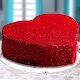 Red Velvet Heart Cake