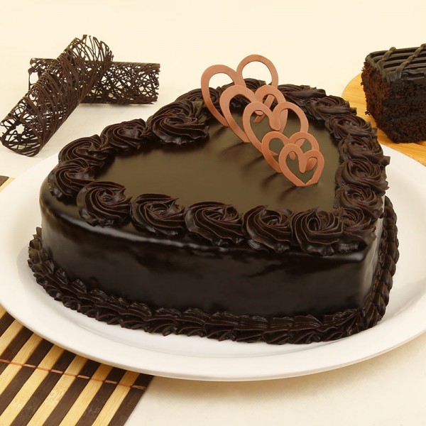 Truffle Heart Cake