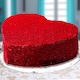 Red Velvet Heart Cake